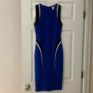 Cache blue fitted dress